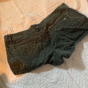 Black ripcurl shortie shorts
